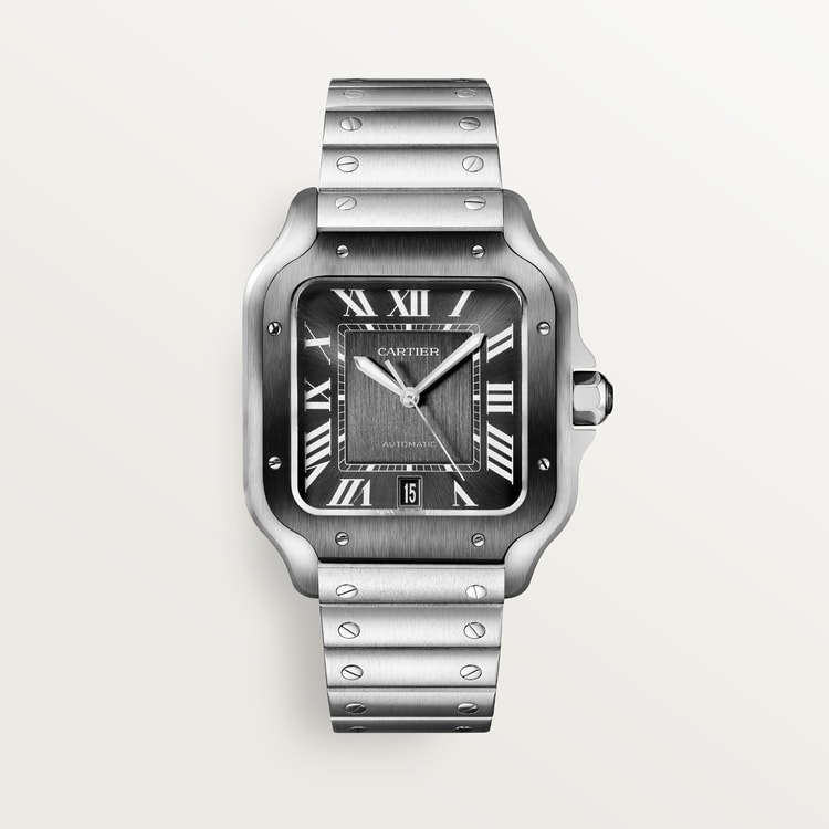 Cartier Santos de Cartier Large – Grey Dial – Steel & ADLC reference WSSA0037