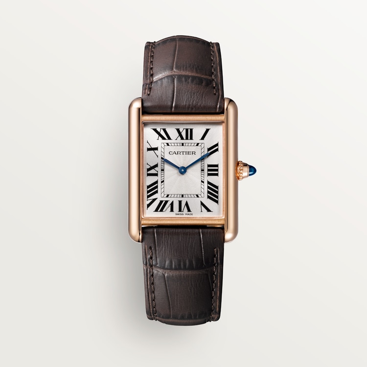 Cartier Tank Louis Cartier Large – Silver Dial – Rose Gold reference WGTA0011