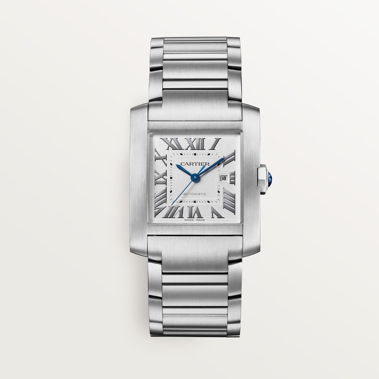 Cartier Tank Française Large – Silver Dial – Stainless Steel reference WSTA0067