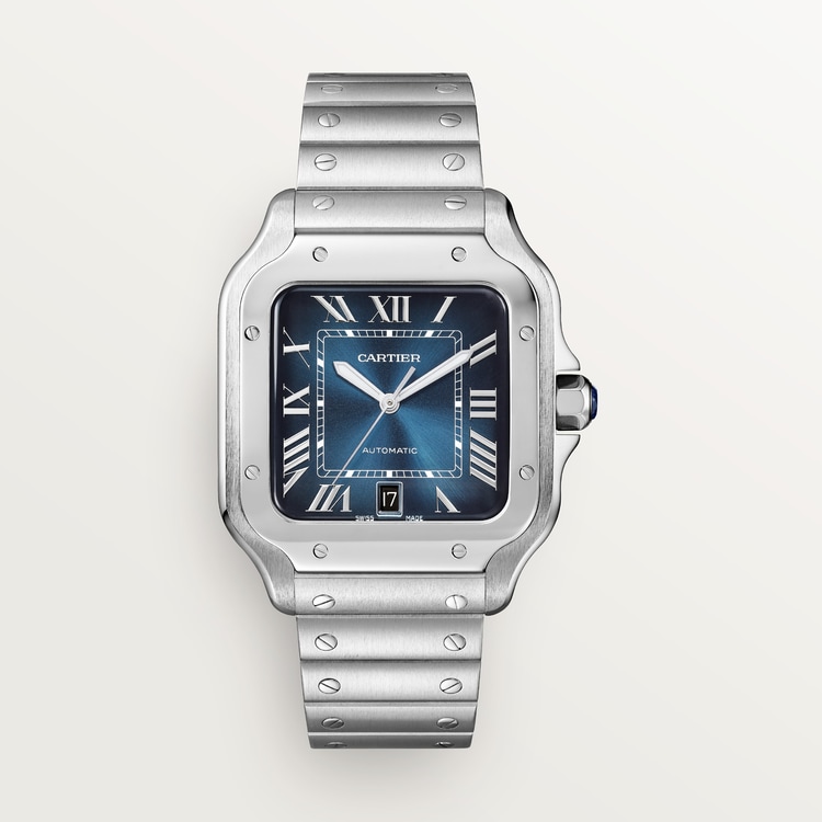 Cartier Santos de Cartier Large – Blue Dial – Stainless Steel reference WSSA0030